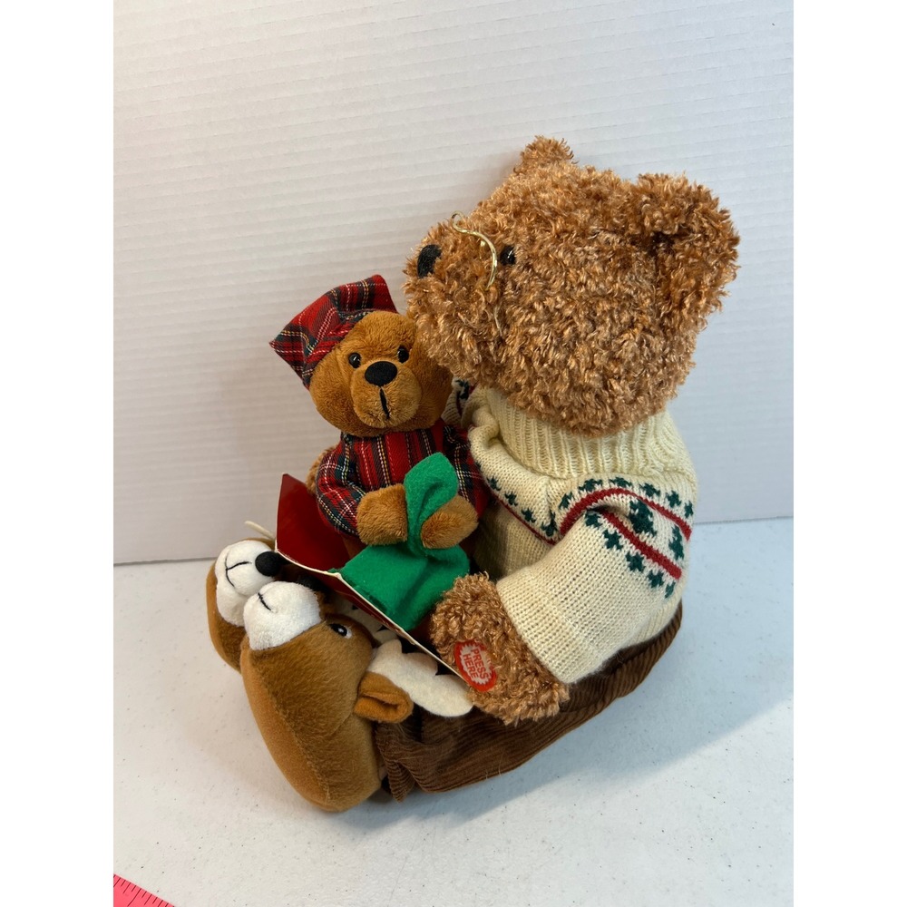 Avon 2006 Animated Storytelling Bear The Night Before Christmas Plush 12" - Picture 3 of 6